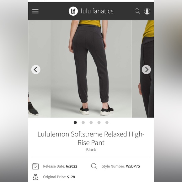 Lululemon soft stream joggers size 6 - Picture 4 of 4